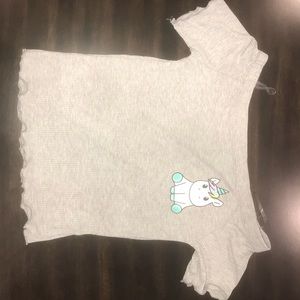Unicorn crop top